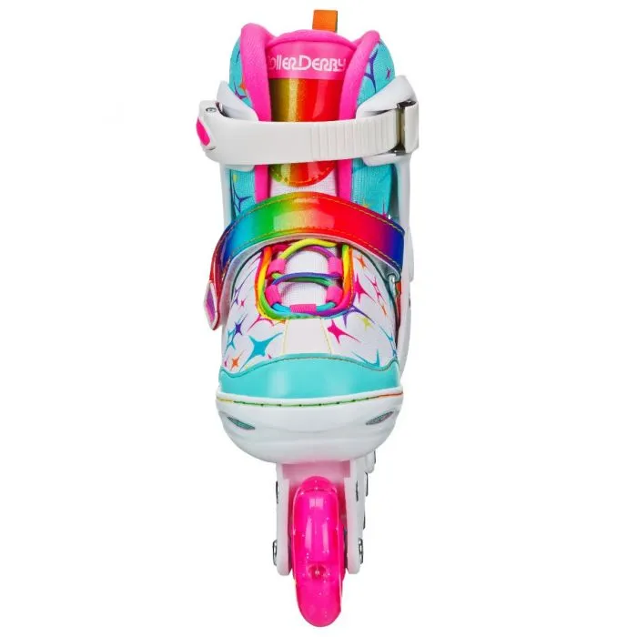 RDS Stryde Light Up Adjustable Inline Skates White