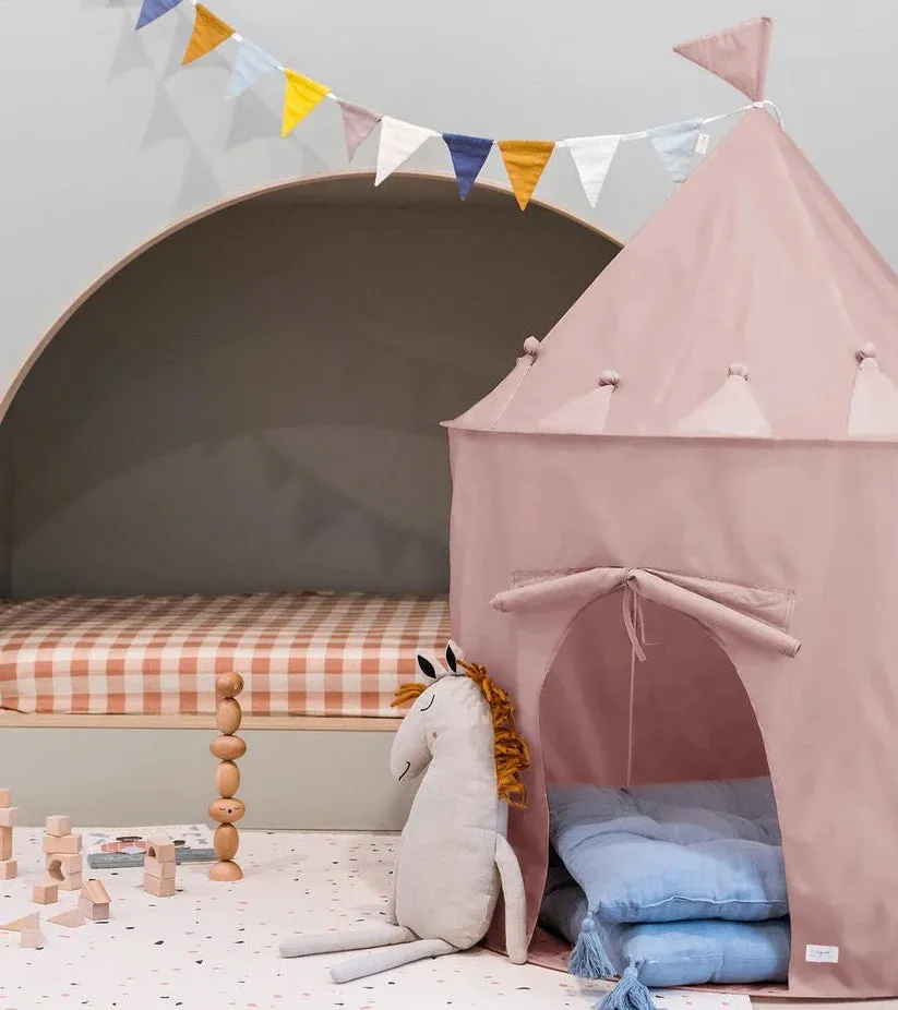 Recycled Fabric Play Tent - Pink
