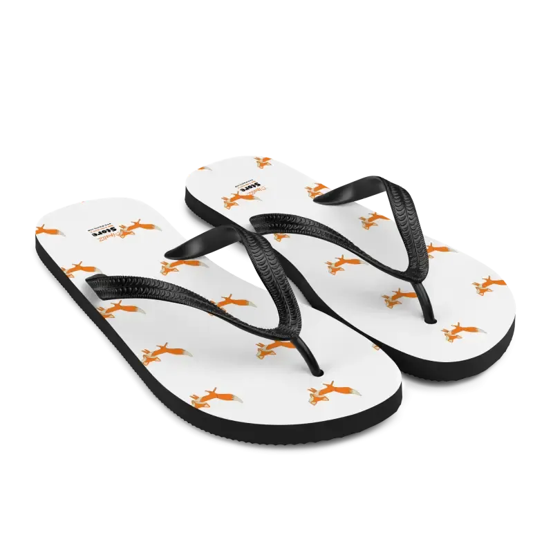 Red Fox Flip Flops with Rubber Sole to Sizzle Summer