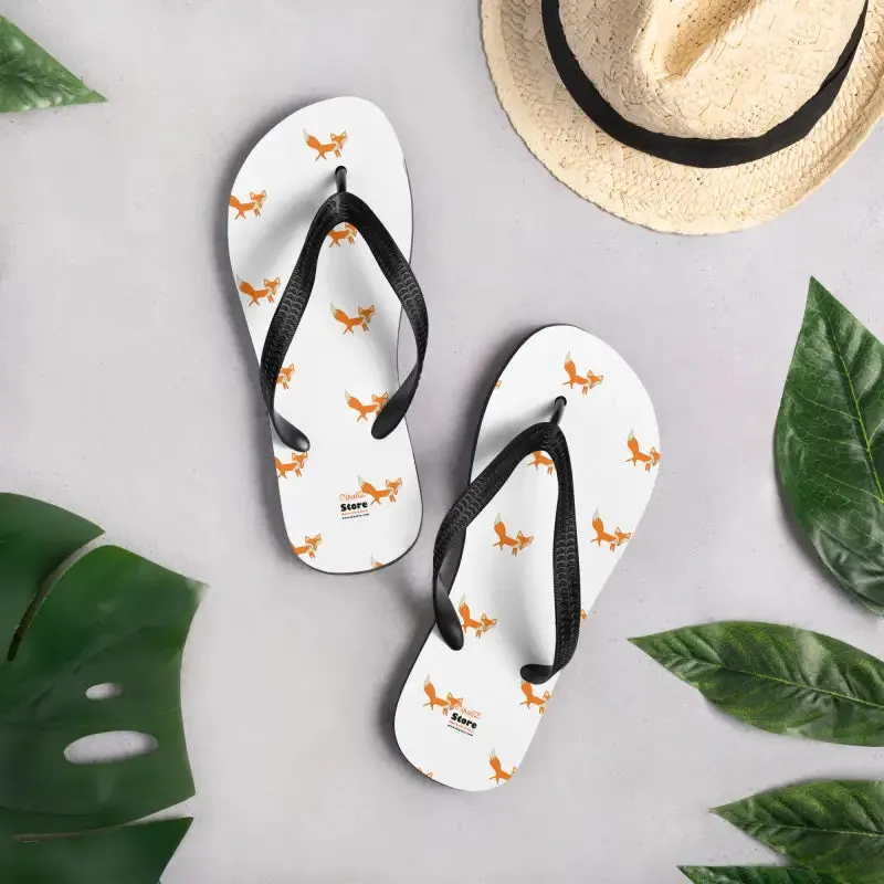 Red Fox Flip Flops with Rubber Sole to Sizzle Summer
