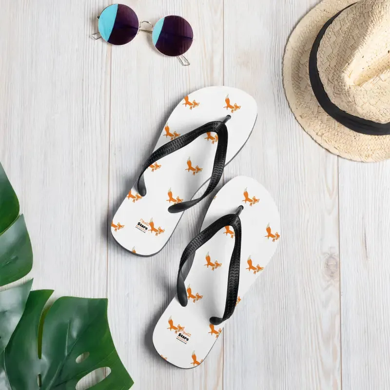Red Fox Flip Flops with Rubber Sole to Sizzle Summer