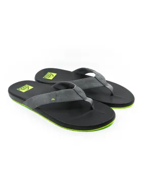 Reef Cushion Phantom Flip Flops (black/lime)