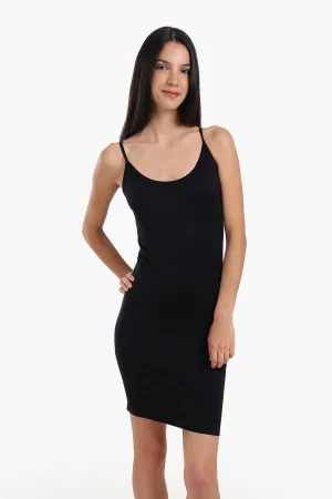 Round Neck Cami Short Dress