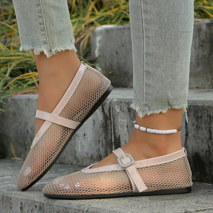 Round Toe Flats Sandals
