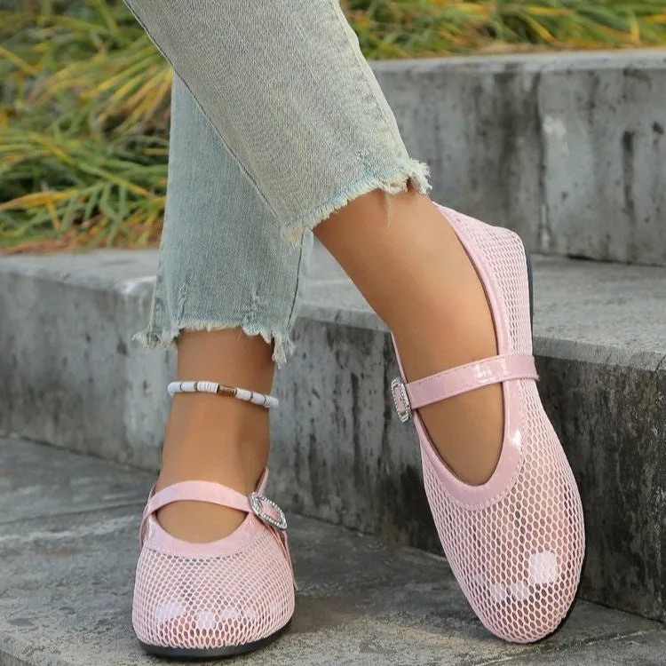 Round Toe Flats Sandals