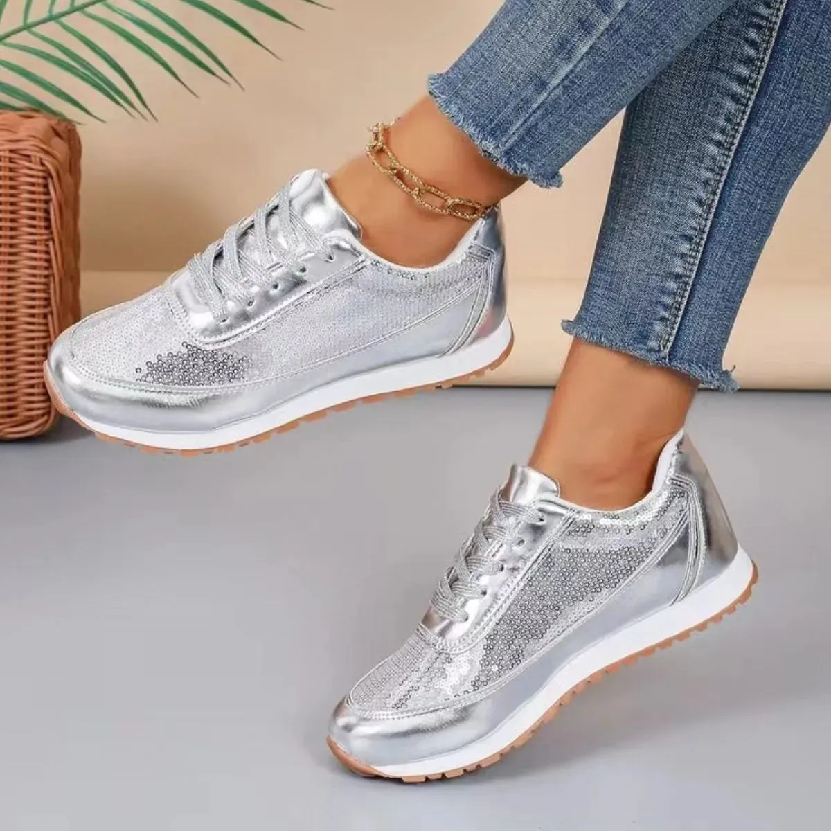 Round Toe Platform Athletic