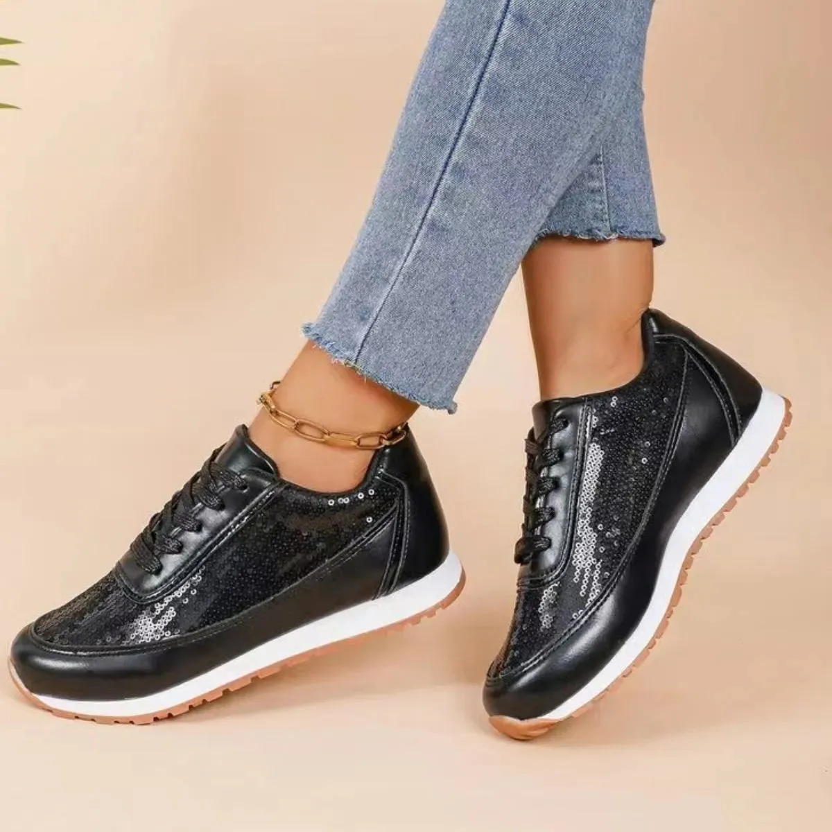 Round Toe Platform Athletic