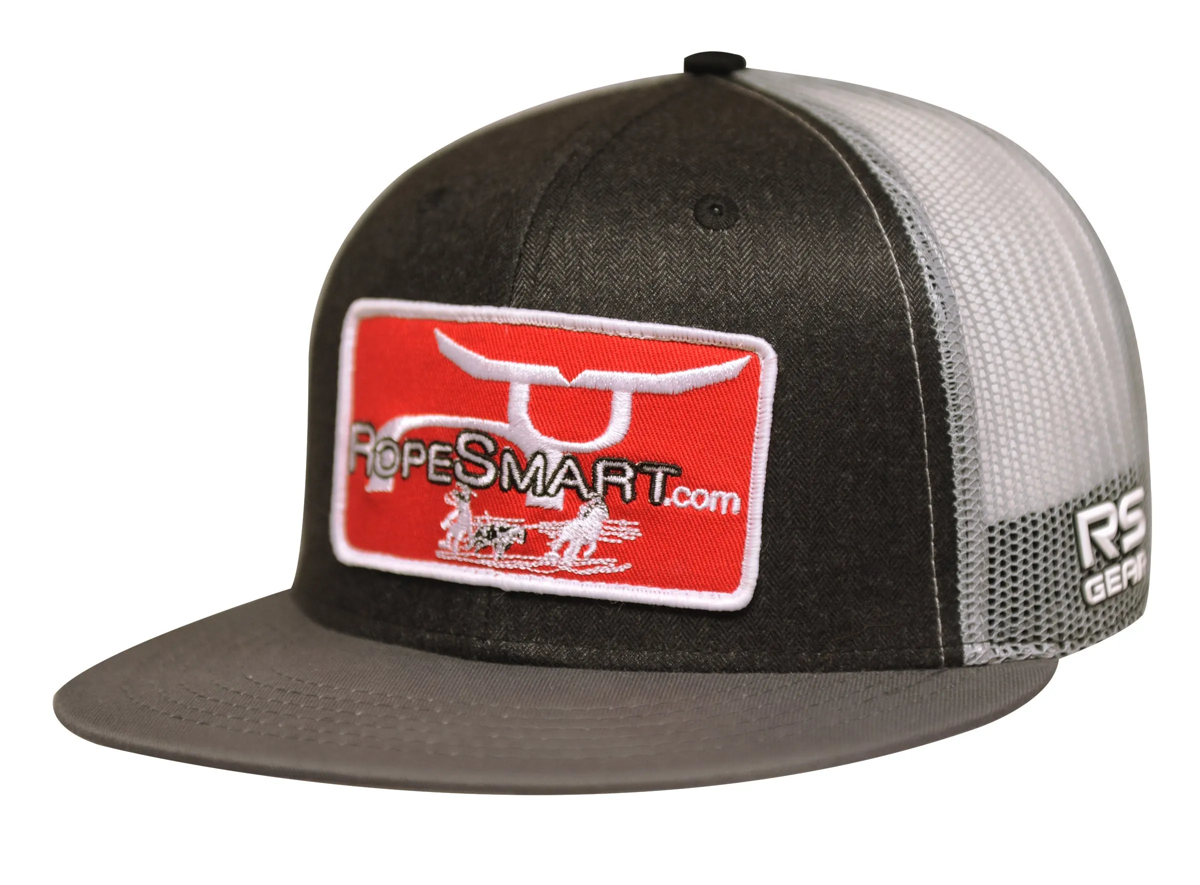 RS Classic Trucker Snapback With Red Cowboy Patch