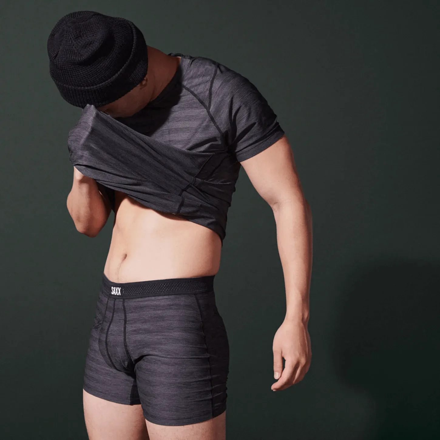 Saxx DropTemp Cool Mesh Boxers - Black