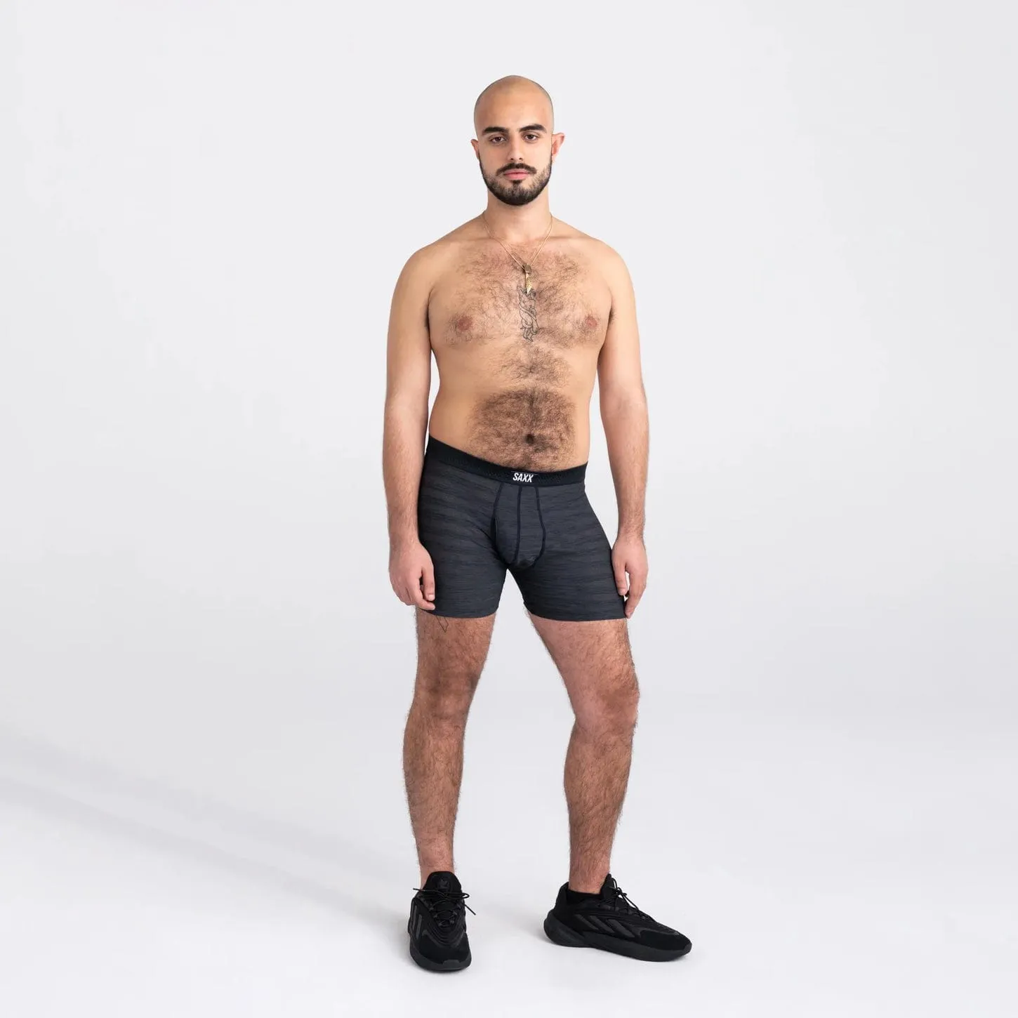 Saxx DropTemp Cool Mesh Boxers - Black