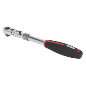 Sealey Premier Platinum Ratchet Wrench 3/8"Sq Drive Flexi-Head Extendable Premier Platinum