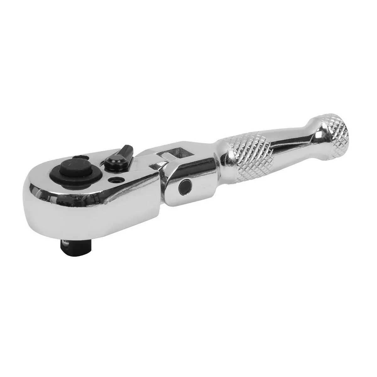 Sealey Ratchet Handle Socket Wrench Flexi Head Stubby 1/4" Drive 72 Tooth