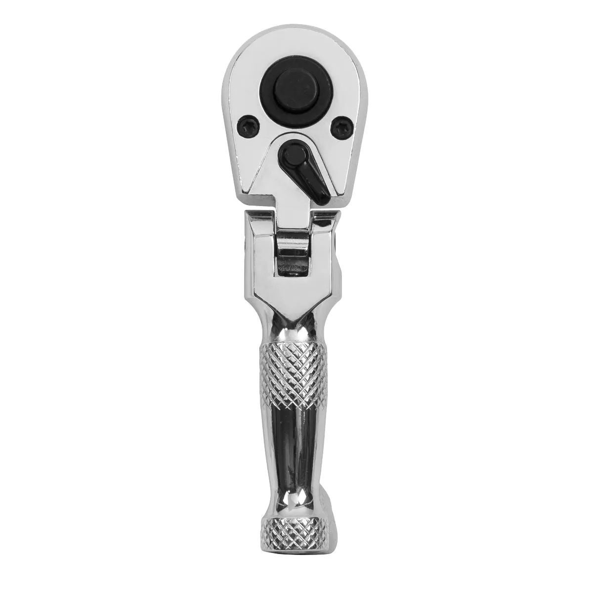 Sealey Ratchet Handle Socket Wrench Flexi Head Stubby 1/4" Drive 72 Tooth