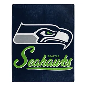 Seattle Seahawks Blanket 50x60 Raschel Signature Design