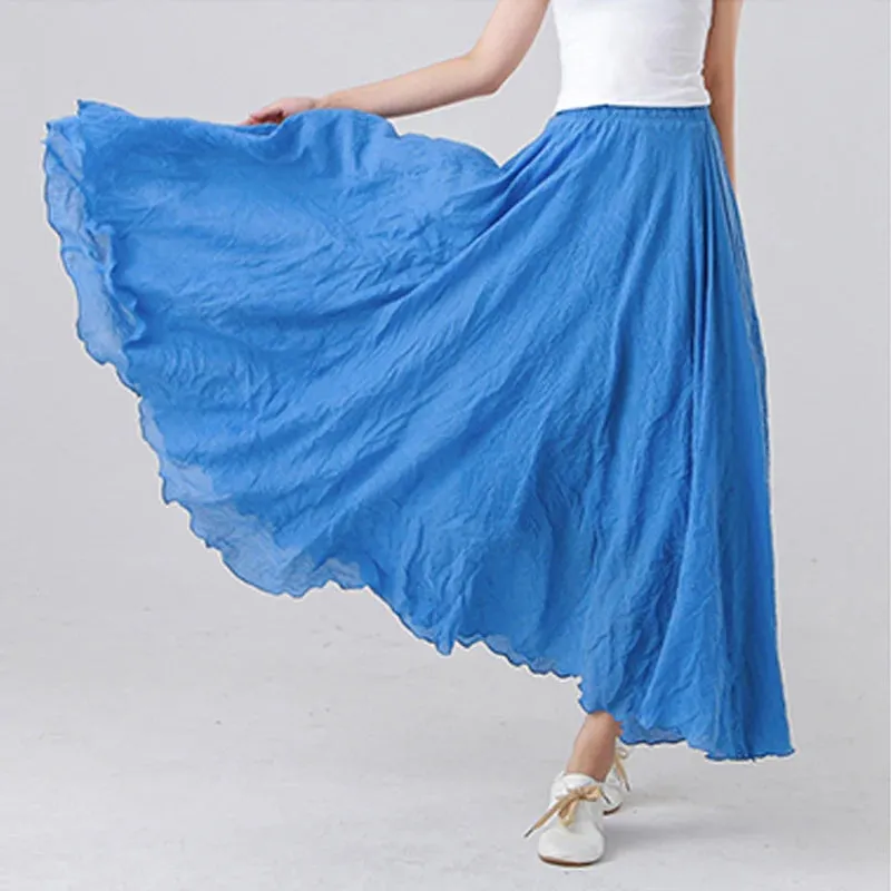 Serene Breeze | Linen Maxi Skirt