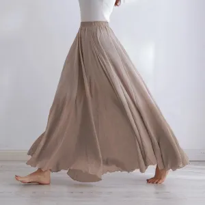 Serene Breeze | Linen Maxi Skirt