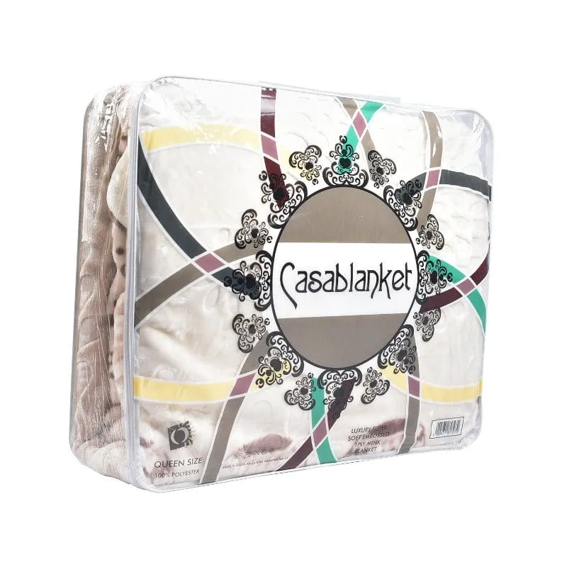 Sesli Casablanket Mink Blanket 1 Ply Queen