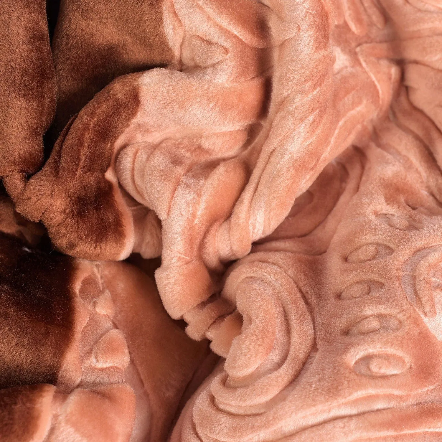 Sesli Colorful Mink Blanket 1 Ply Queen