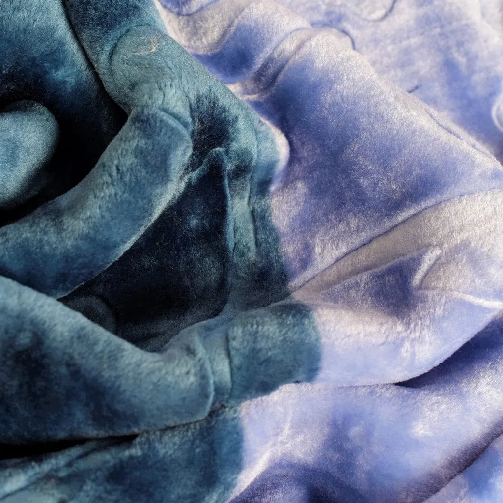 Sesli Colorful Mink Blanket 1 Ply Queen