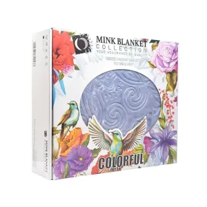 Sesli Colorful Mink Blanket 1 Ply Queen