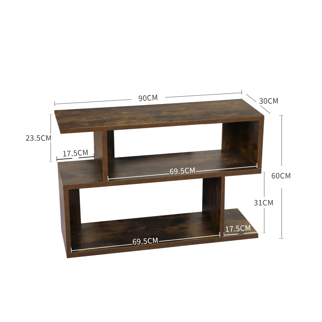 Side End Table Bedside Tables Wood Nightstand Storage Cabinet Shelf Rack