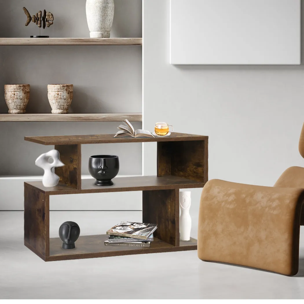 Side End Table Bedside Tables Wood Nightstand Storage Cabinet Shelf Rack