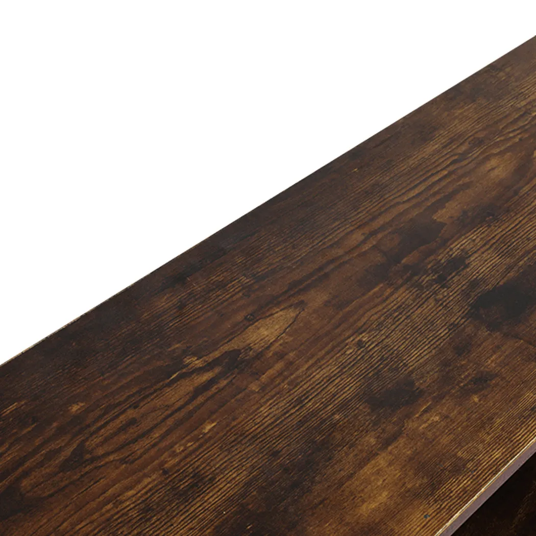 Side End Table Bedside Tables Wood Nightstand Storage Cabinet Shelf Rack