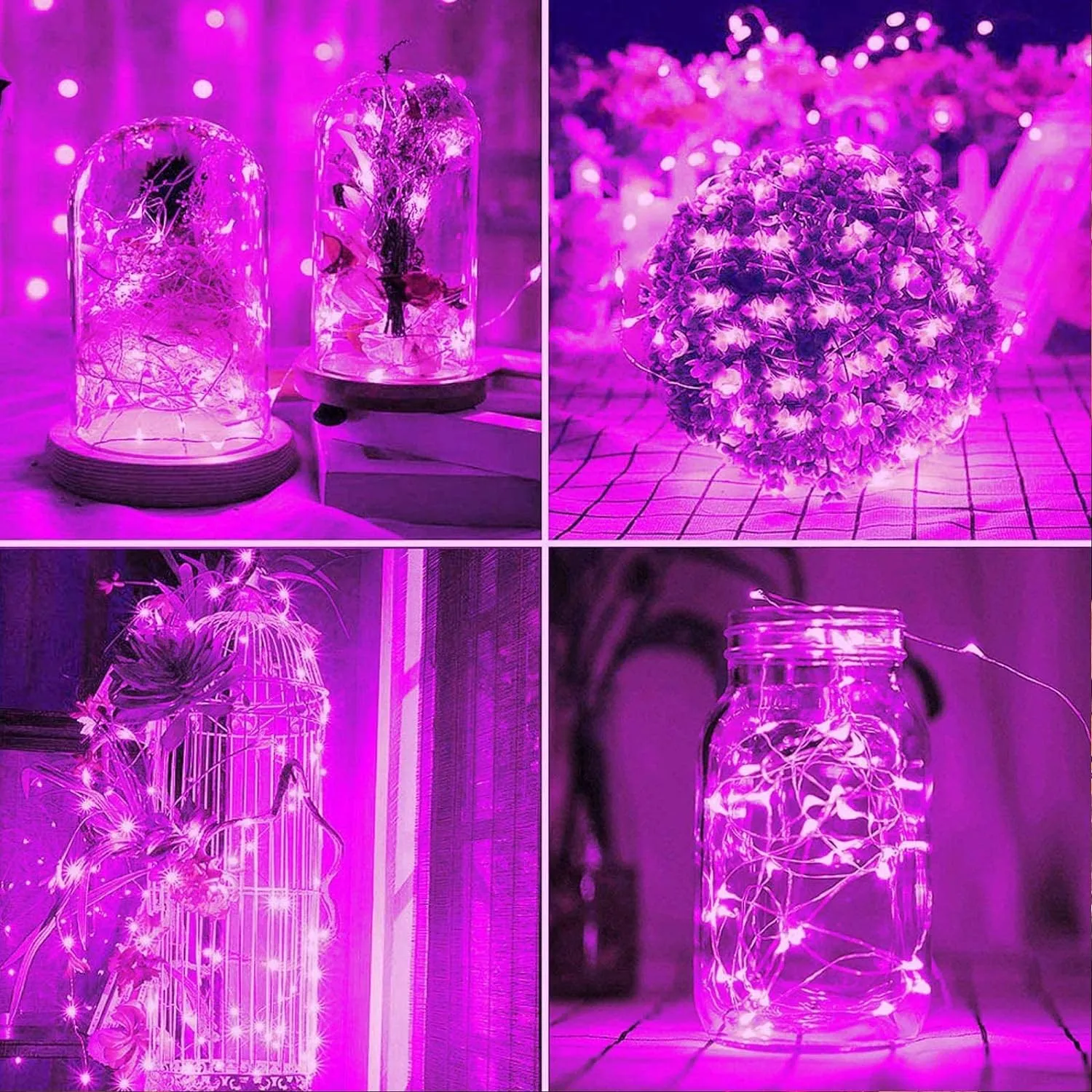 Silver Wire 33 Foot 100 LED USB Fairy String Lights with On/Off Switch