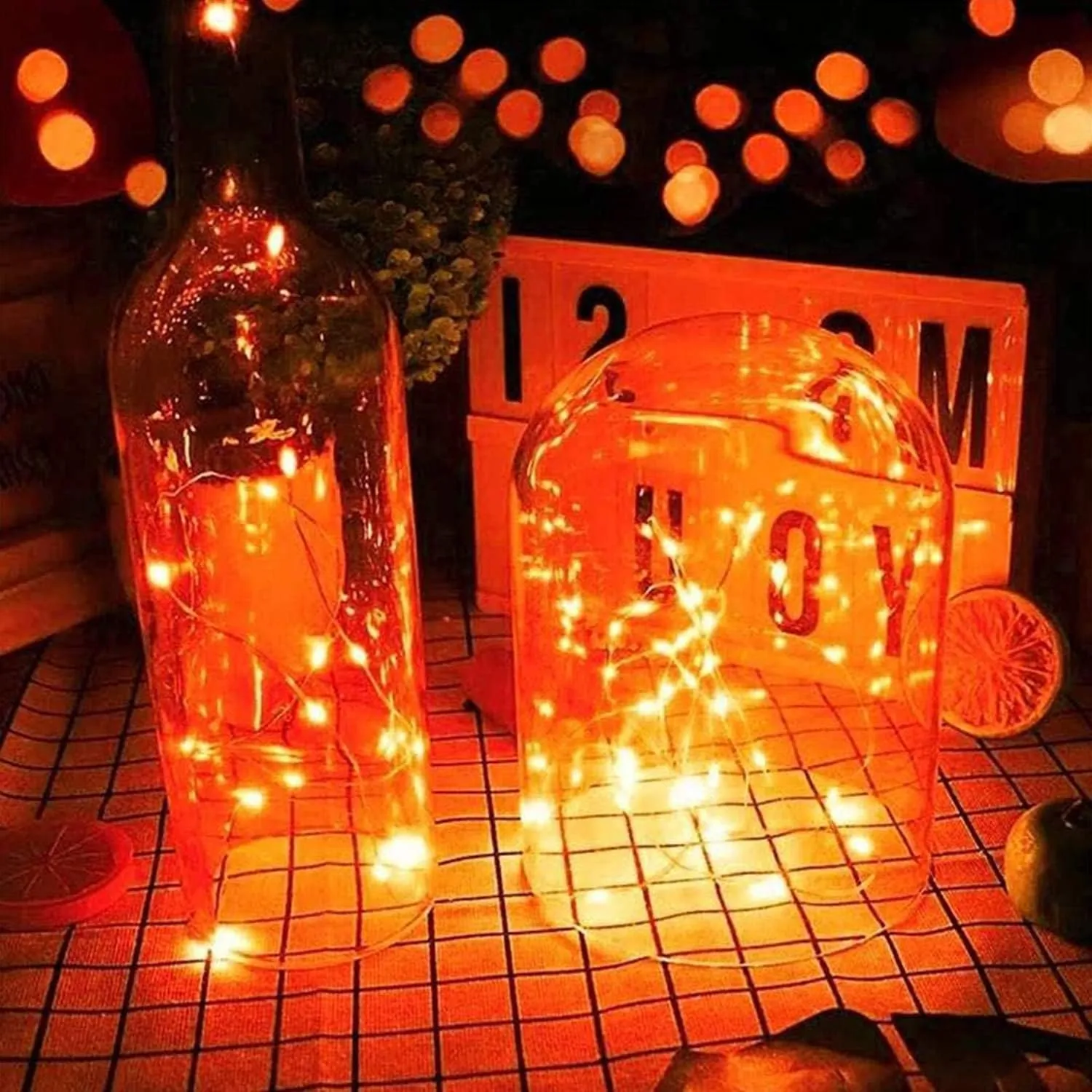 Silver Wire 33 Foot 100 LED USB Fairy String Lights with On/Off Switch