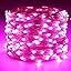 Silver Wire 33 Foot 100 LED USB Fairy String Lights with On/Off Switch