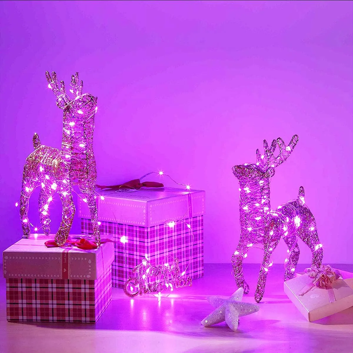 Silver Wire 33 Foot 100 LED USB Fairy String Lights with On/Off Switch