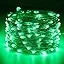 Silver Wire 33 Foot 100 LED USB Fairy String Lights with On/Off Switch