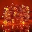 Silver Wire 33 Foot 100 LED USB Fairy String Lights with On/Off Switch