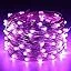 Silver Wire 33 Foot 100 LED USB Fairy String Lights with On/Off Switch