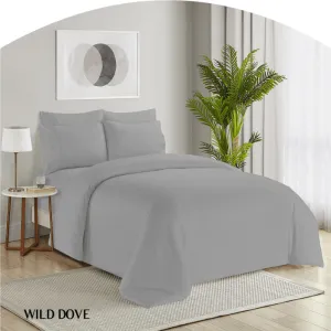 Simon Baker Organic Bamboo Cotton Wild Dove Duvet Cover Set