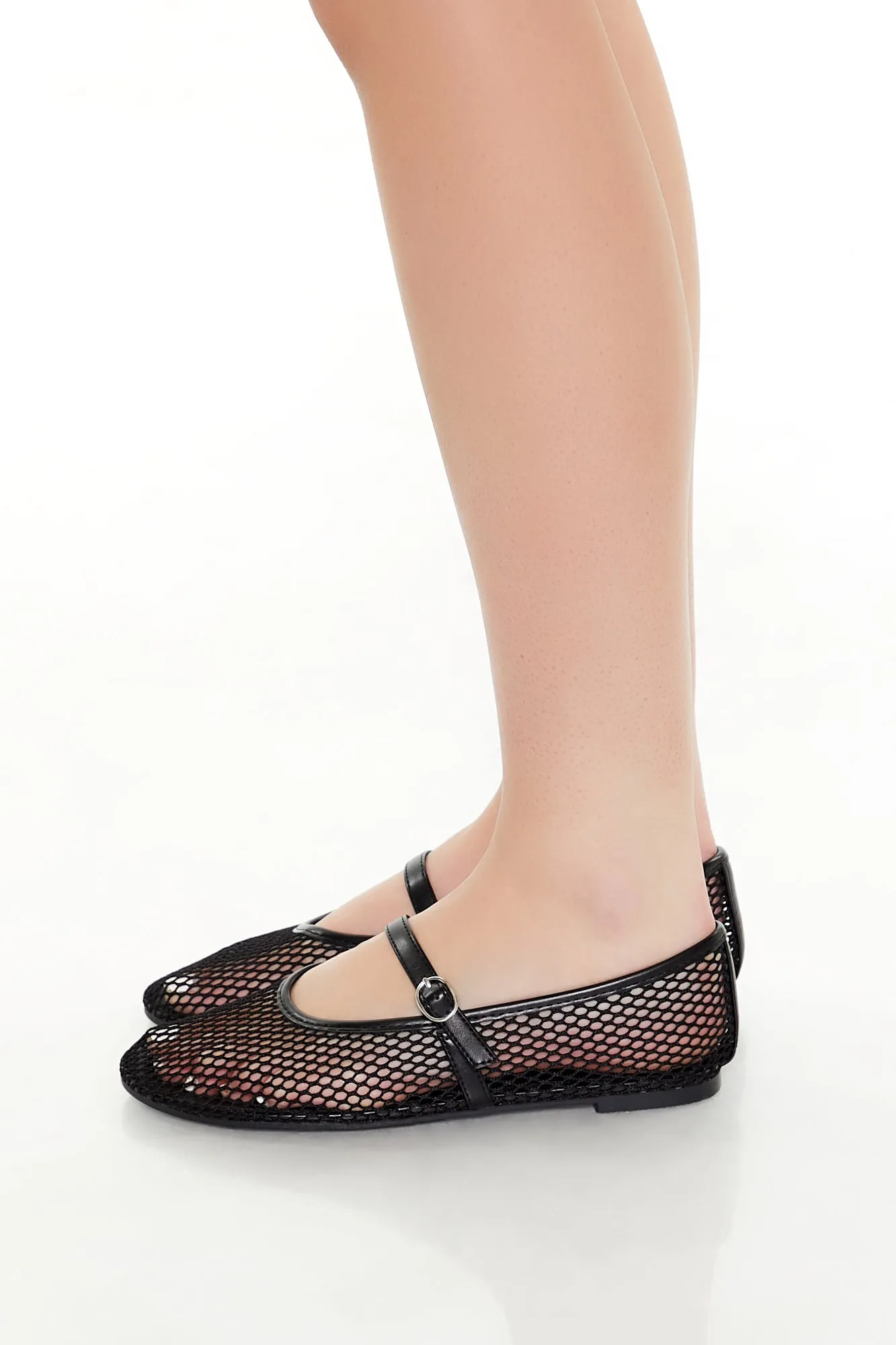 Single Sole Ballet Flat Pump - Black