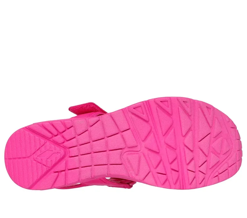 Skechers Uno Sandals Fun Stand Hot Pink