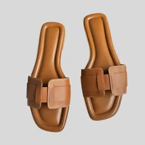 Slide Sandals – Padded Insole – Minimal Luxe Design