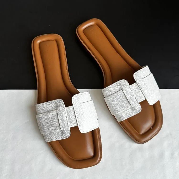 Slide Sandals – Padded Insole – Minimal Luxe Design