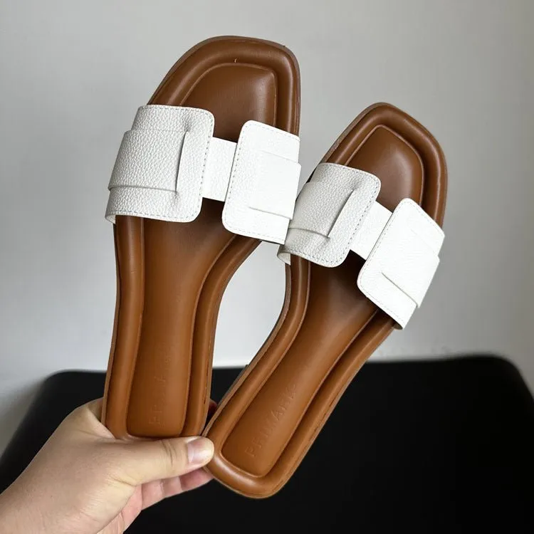 Slide Sandals – Padded Insole – Minimal Luxe Design