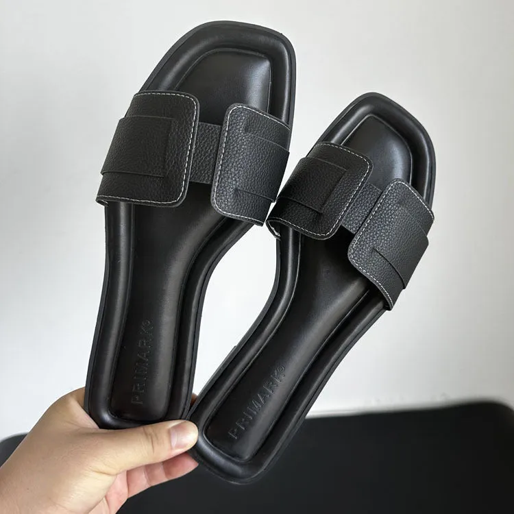 Slide Sandals – Padded Insole – Minimal Luxe Design