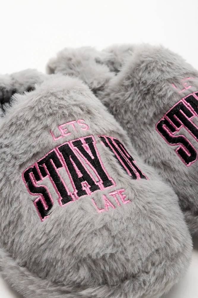 Slippers Grey