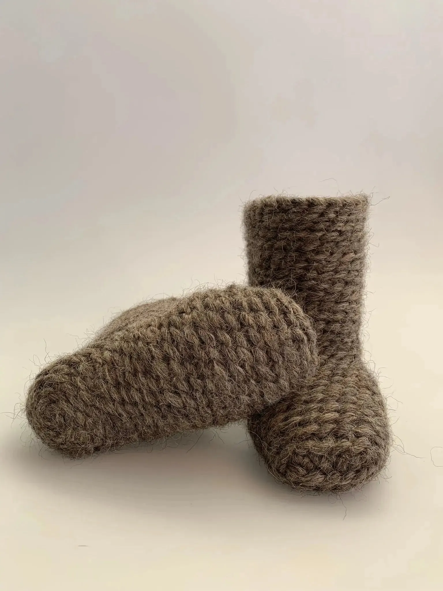 Slippers Indoor Boots Wool Organic High