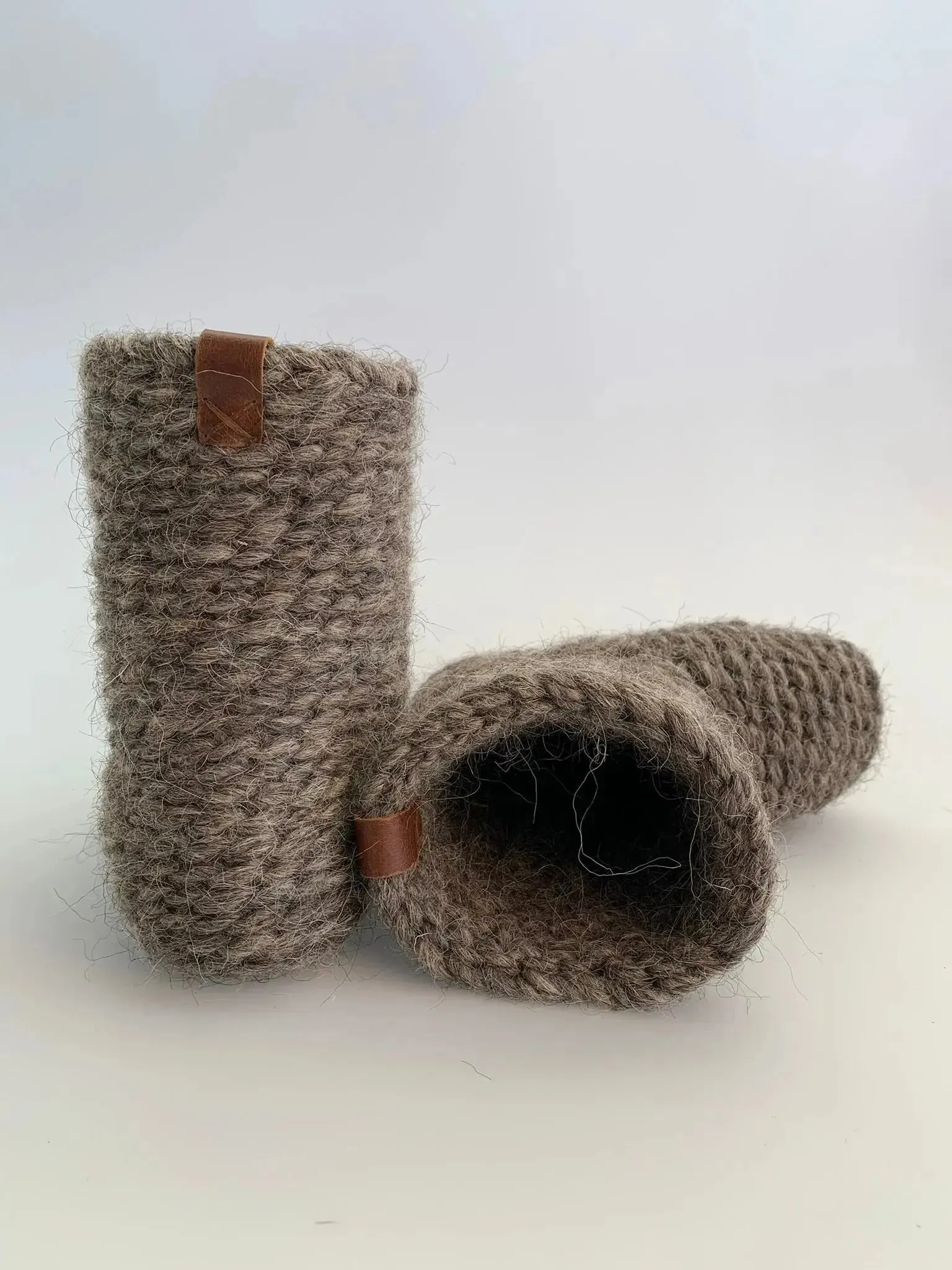 Slippers Indoor Boots Wool Organic High