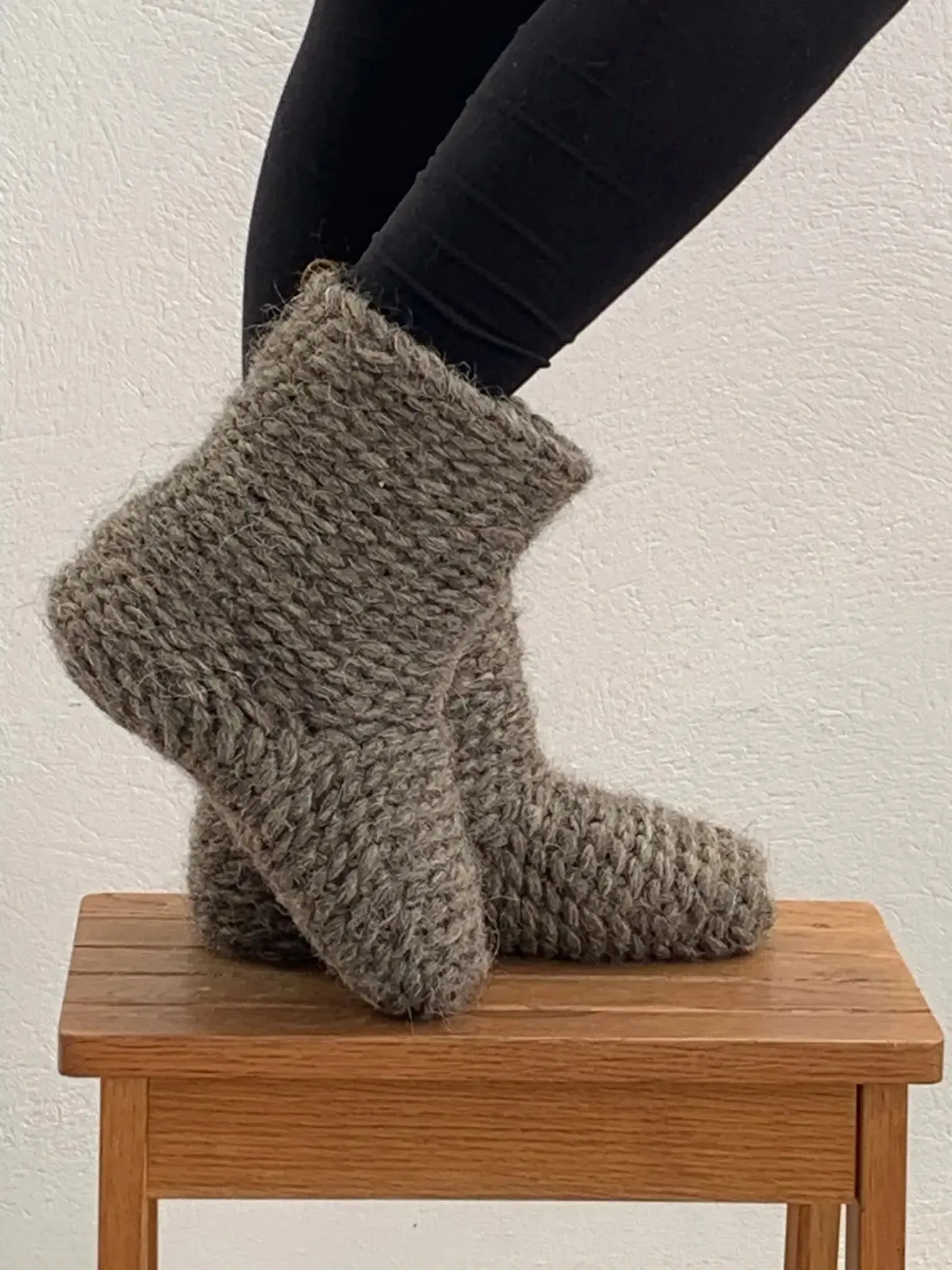 Slippers Indoor Boots Wool Organic High