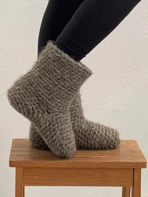 Slippers Indoor Boots Wool Organic High