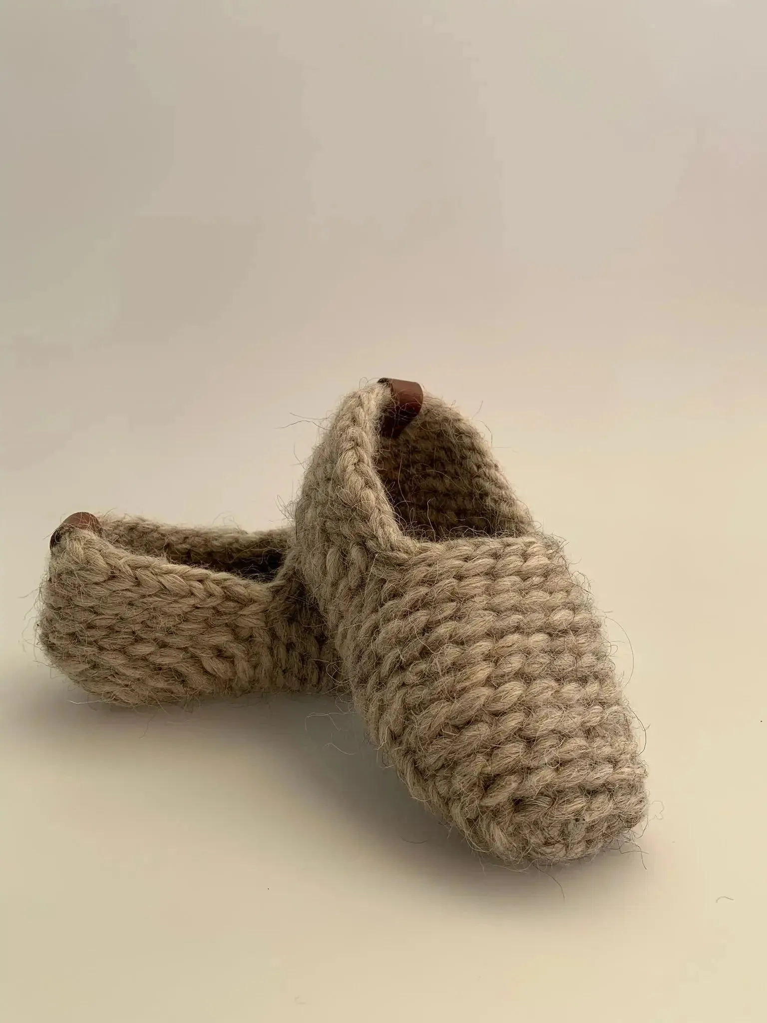 Slippers Indoor  Wool Organic Knitted