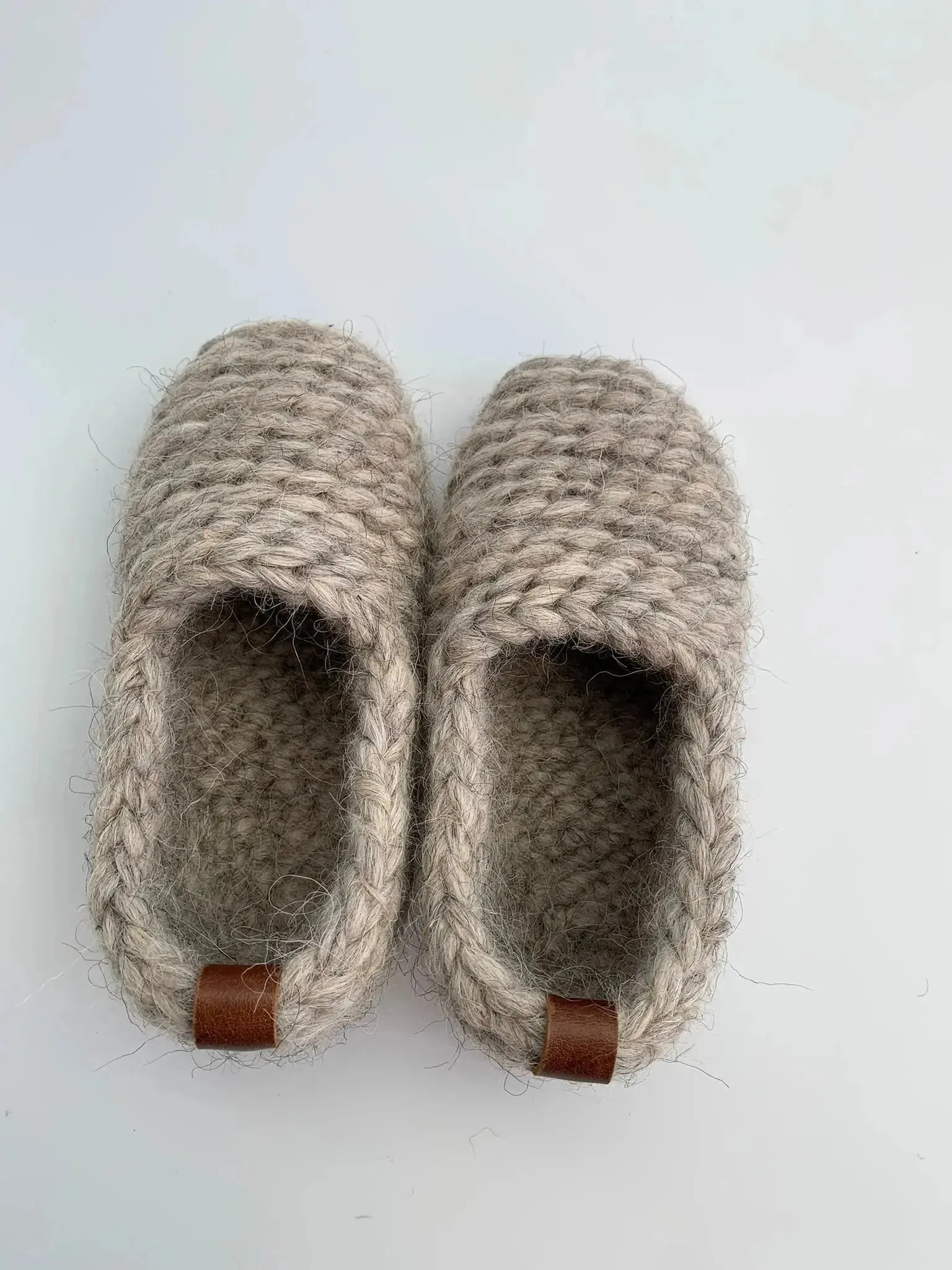 Slippers Indoor  Wool Organic Knitted