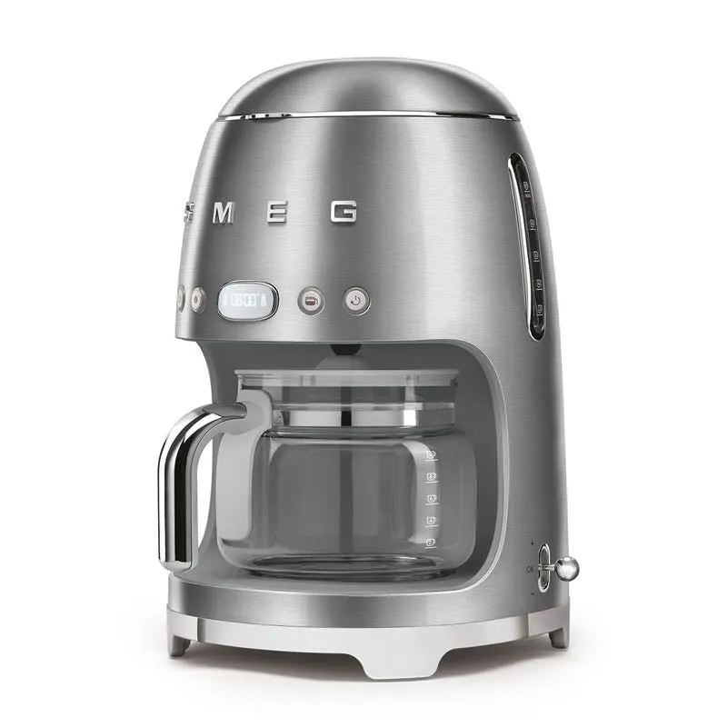 Smeg DCF02SSEU Drip Coffee Machine 1.4L Chrome