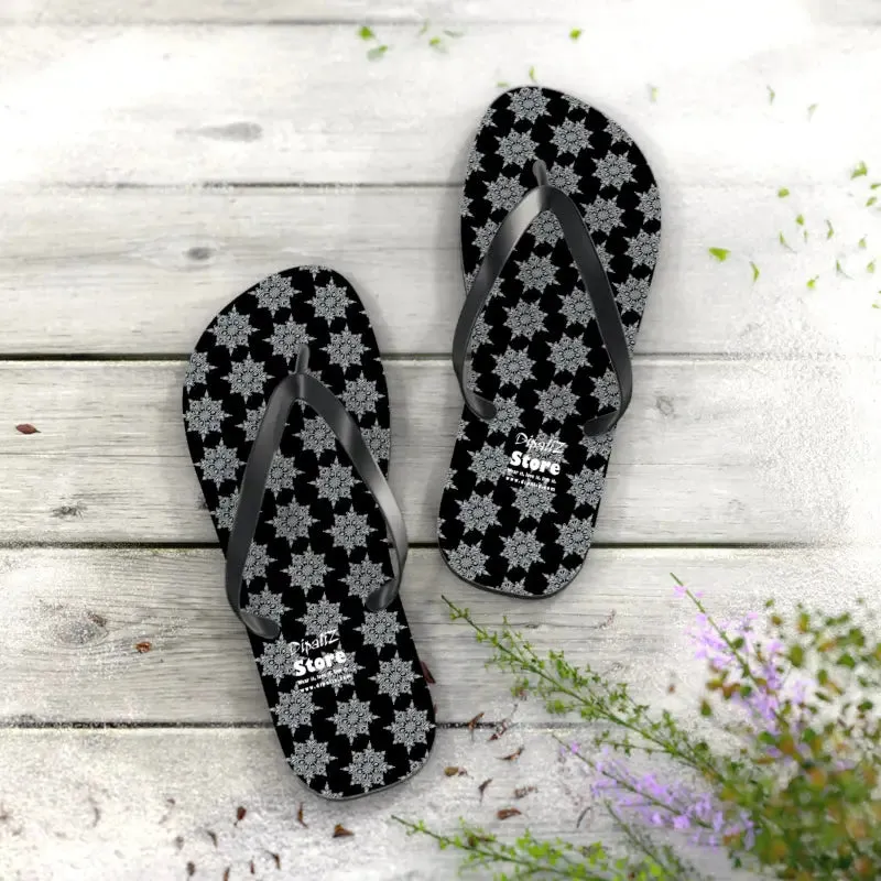 Snowflakes Flip Flops Bring Summer Vibes
